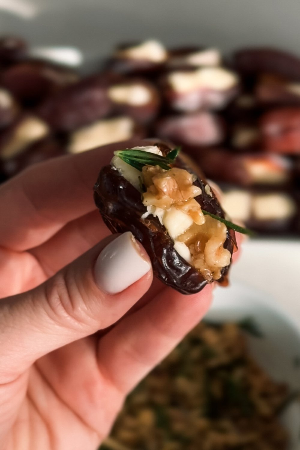 Baked Brie Stuffed Dates with Walnuts and&nbsp;Honey